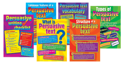 Charts - Persuasive Text - Set Of 6 A2  RIC7089