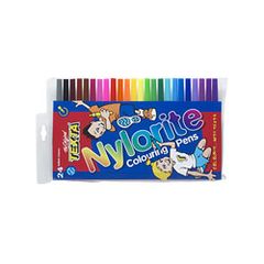 Felt Pens Pk 24 Texta Nylorites Colour Markers 9311960178854