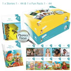 Decodable Readers - Phonics Focus Combined Stories + Facts Bundle - 1 X 88 Titles