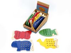 Lacing Animal Assorted Kaper Kidz 6901382076383