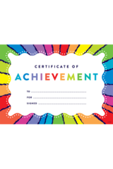 Certificates - Card - Rainbow Stripes 