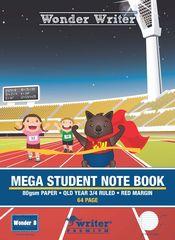 Qld Year 3&amp;4 Rule Mega Student Notebook (Scrapbook Size) 9314649065872