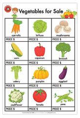 Poster Vegetables For Sale  9314289020583