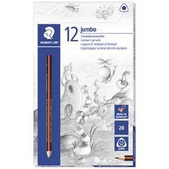 Lead Pencil Jumbo Triangular Hb Pk 12 Staedtler 4007817134474