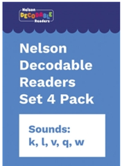 Nelson Decodable Readers Set 4 Pack x 20