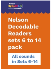 Nelson Decodable Readers Sets 6 to 14 Pack x 110