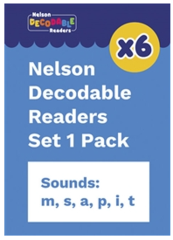 Nelson Decodable Readers Set 1 small group pack x 120