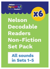 Nelson Decodable Readers Sets 1-5 Non-Fiction Pack x 150