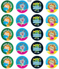 Stickers - Good Reading - Pk 100  9321862004151